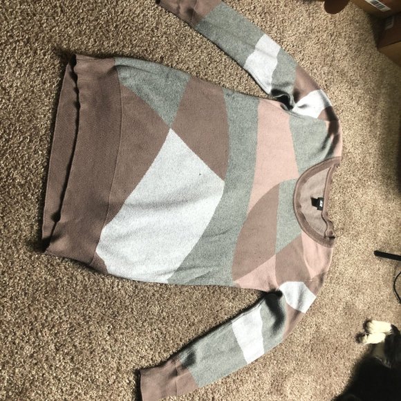 H&M Pink & Gray Long Sweater - Picture 2 of 6